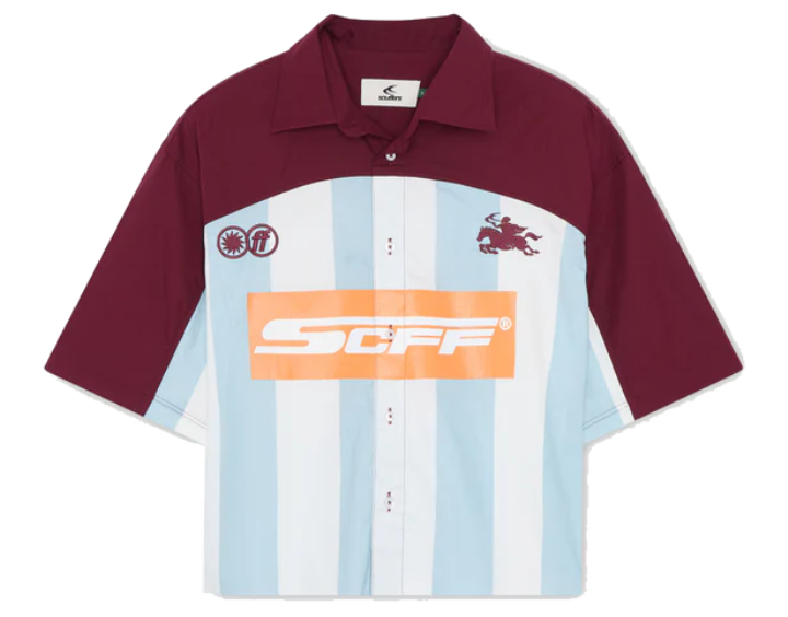 Forza Burgundy & Blue Shirt