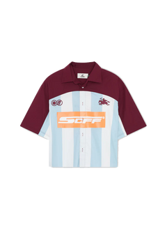Forza Burgundy & Blue Shirt