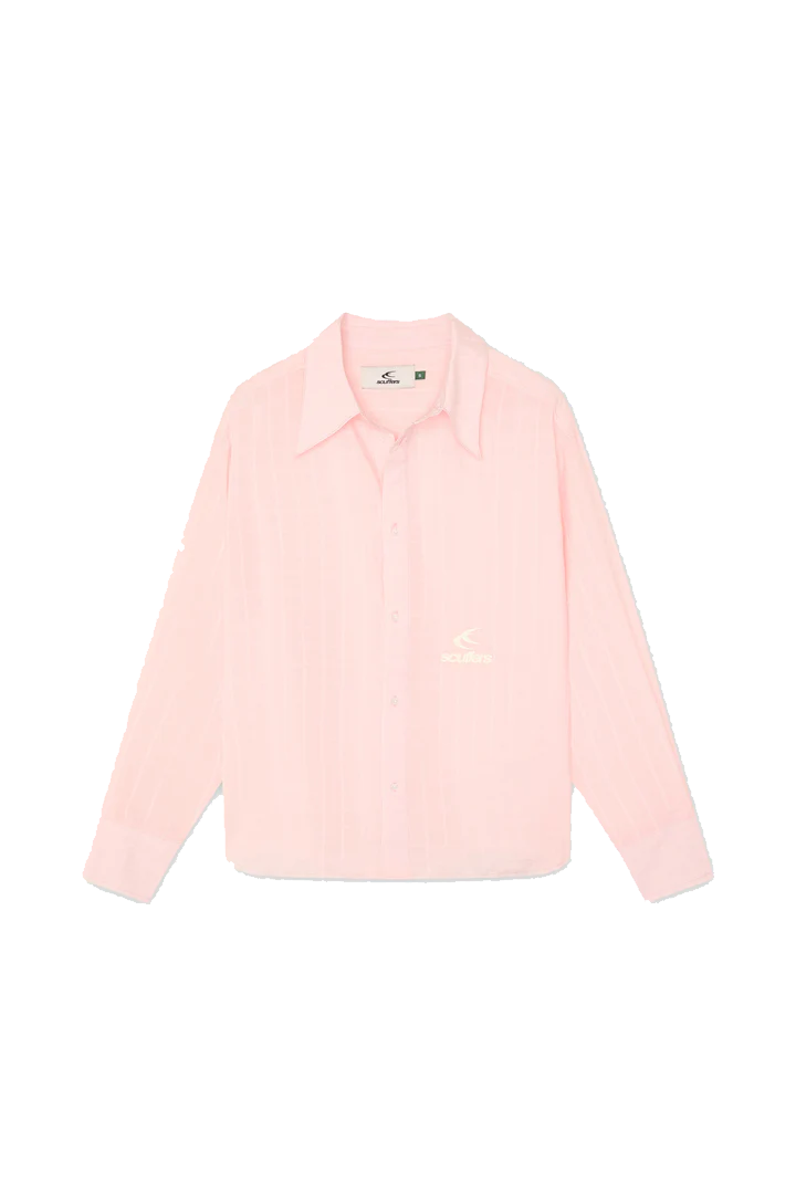 70s Summer Salmon Shirt