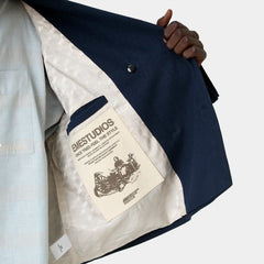Tide Navy Linen Blazer