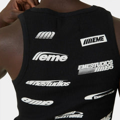 Prad Black Tank Top