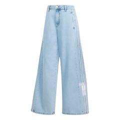 ADIBREAK MID-RISE WIDE-LEG DENIM PANTS