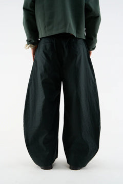 Monogram Shell Black Pants