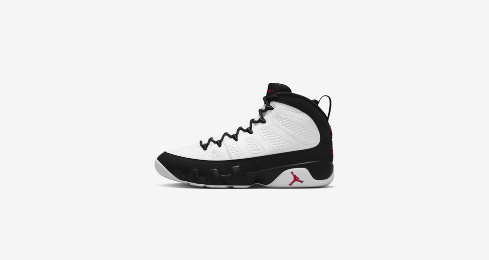 AIR JORDAN 9 RETRO OG WHITE AND BLACK