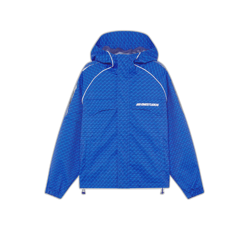 Echo Midnight Grid Windbreaker