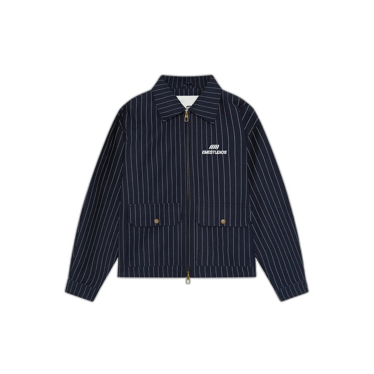 Siroq Striped Navy Jacket