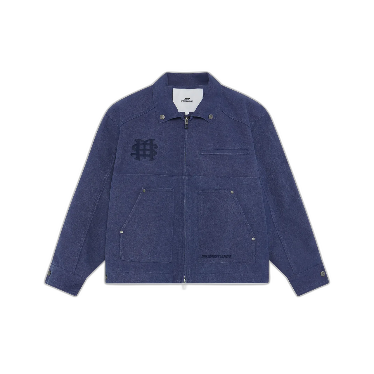 Wake Straight Navy Coat
