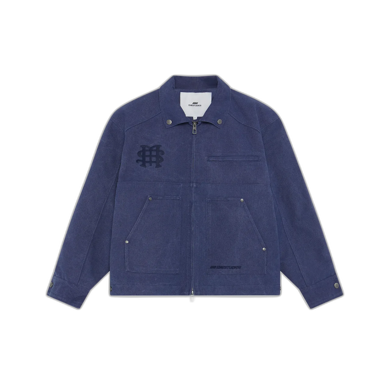 Wake Straight Navy Coat
