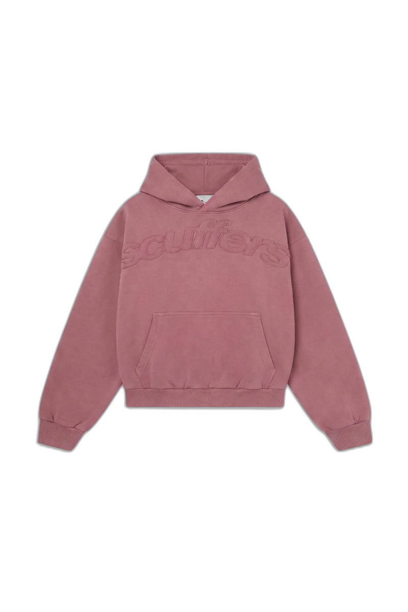 Raw Burgundy Hoodie