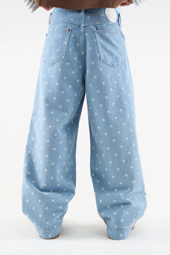 Dots Light Blue Pants