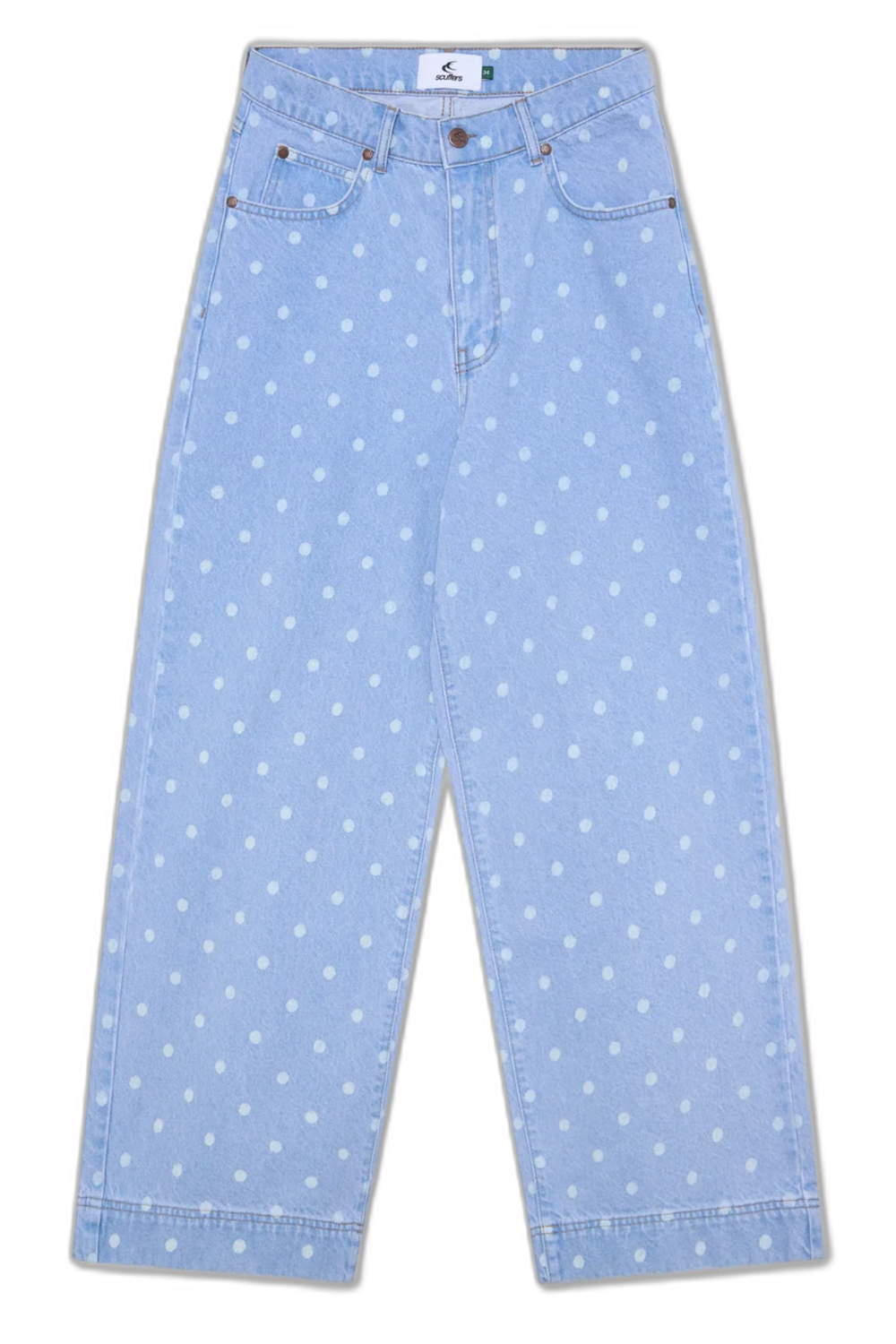 Dots Light Blue Pants