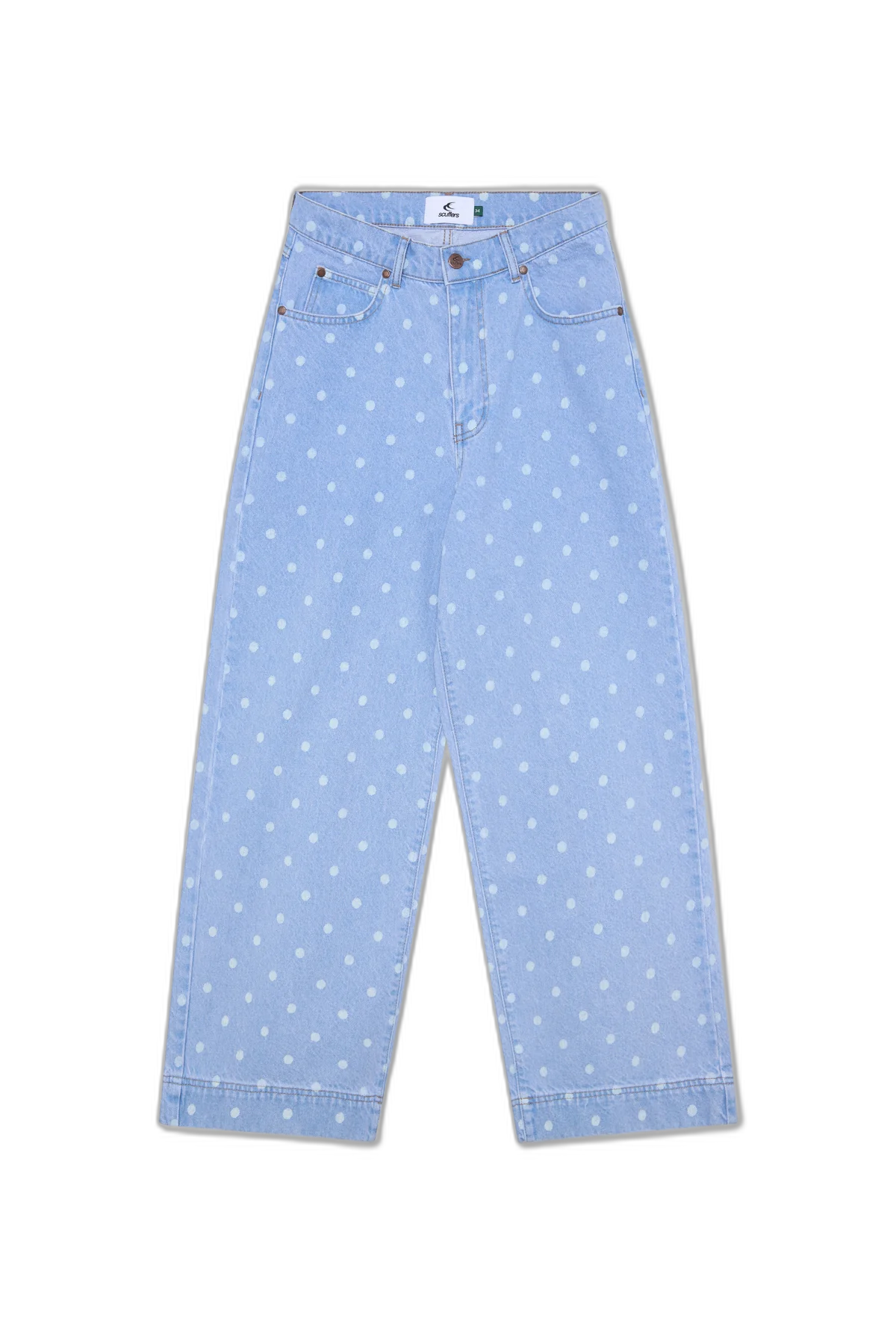 Dots Light Blue Pants