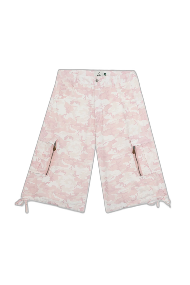 Funk Pink Camo Jorts