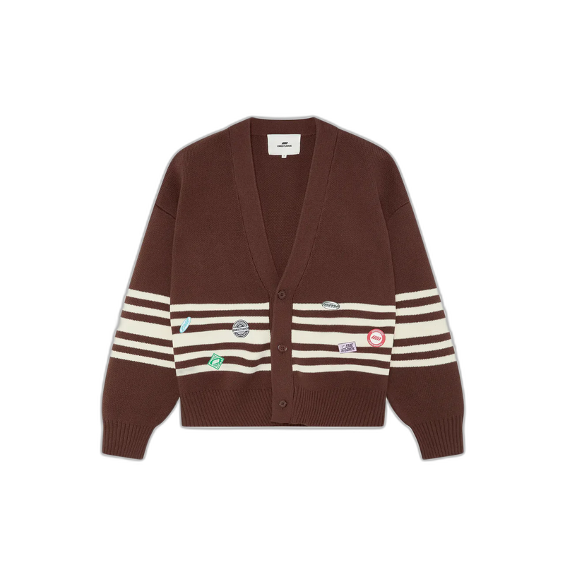Pins Chocolate Cardigan