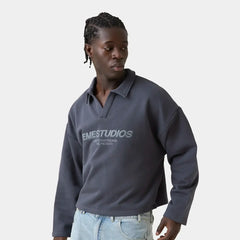 Playtime Ombre Blue Polo Crewneck