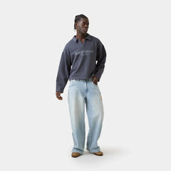 Playtime Ombre Blue Polo Crewneck