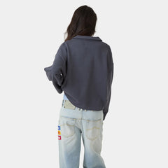 Playtime Ombre Blue Polo Crewneck