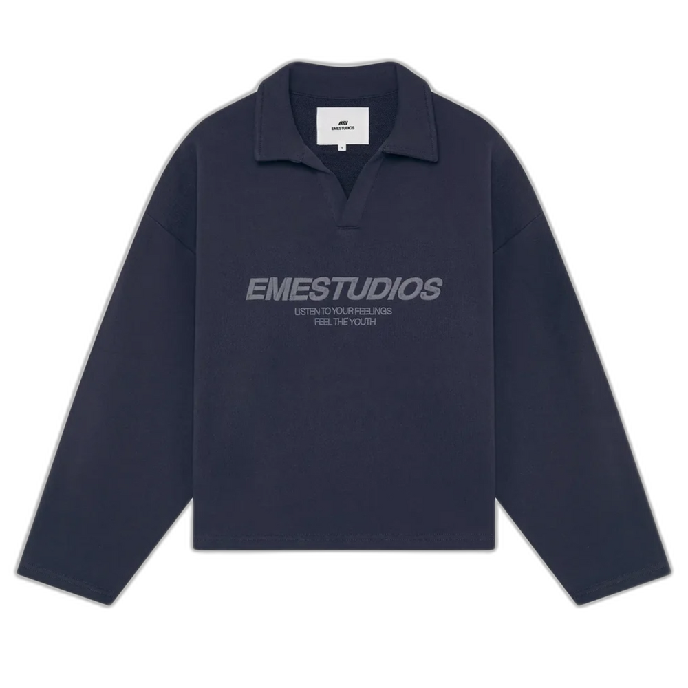 Playtime Ombre Blue Polo Crewneck