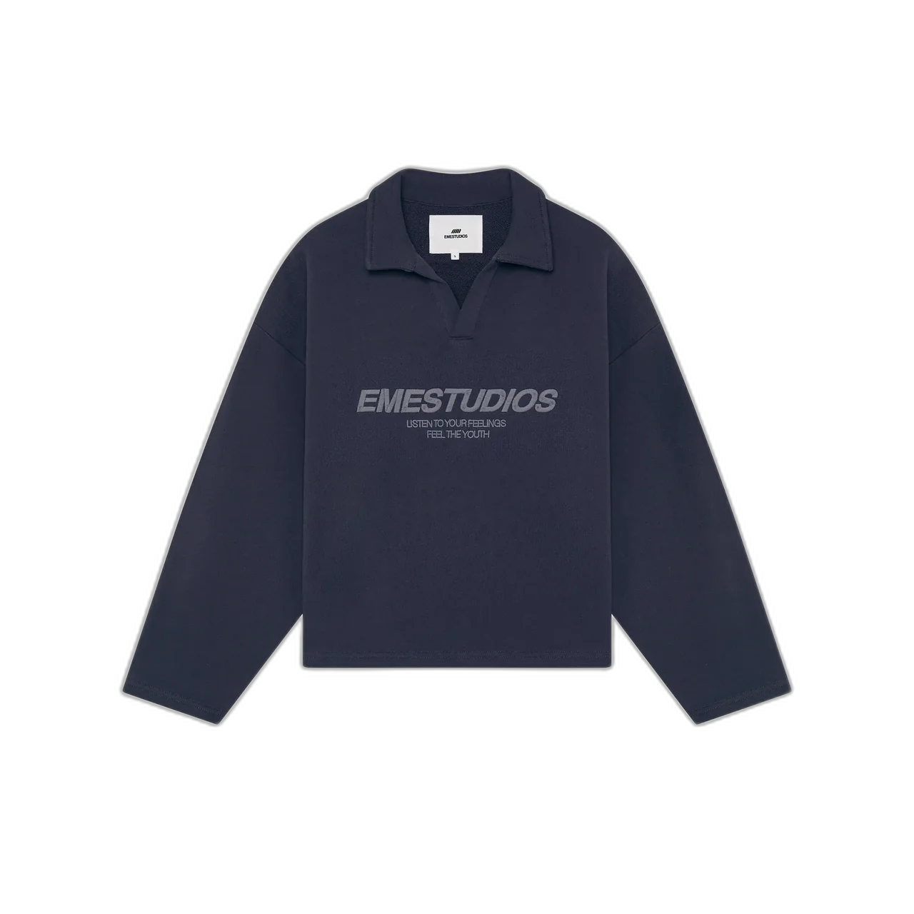 Playtime Ombre Blue Polo Crewneck