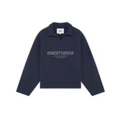 Playtime Ombre Blue Polo Crewneck