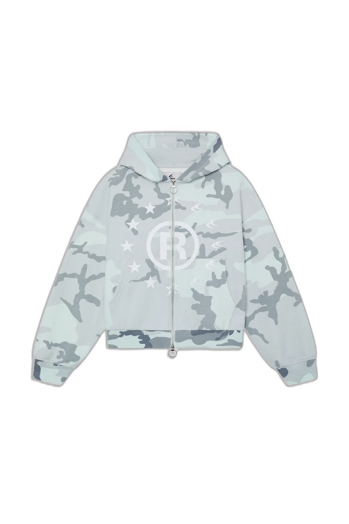 Confused Grey Camo Zipper