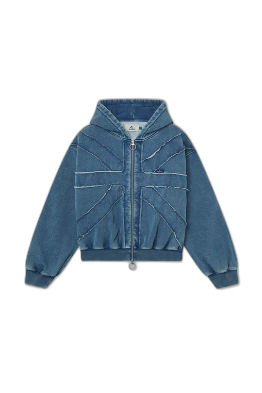 Flag Blue Zipper