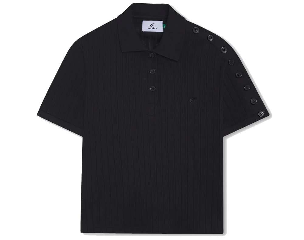 Placket Black Polo