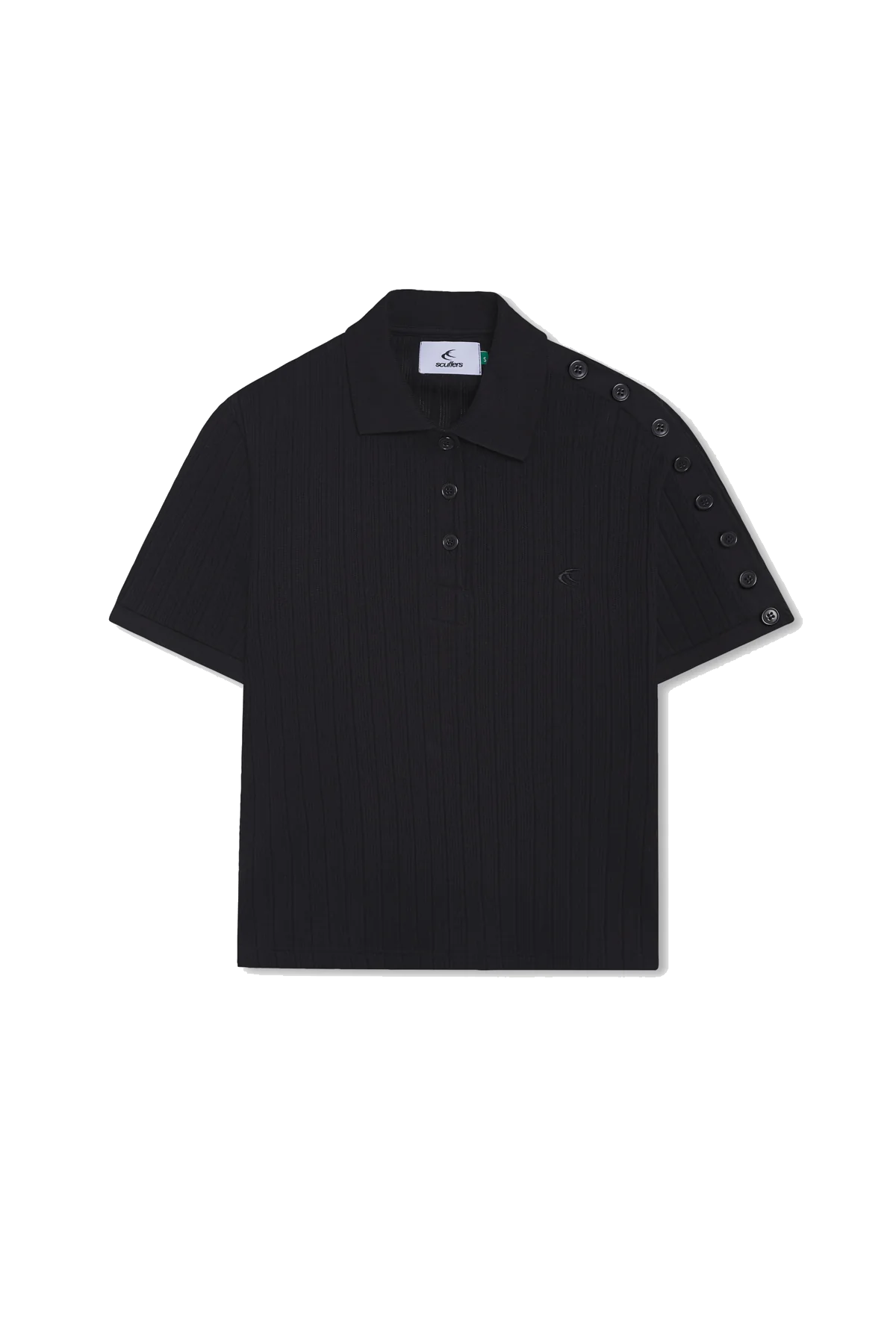 Placket Black Polo