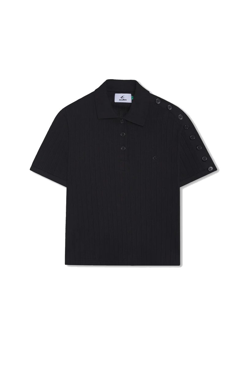Placket Black Polo