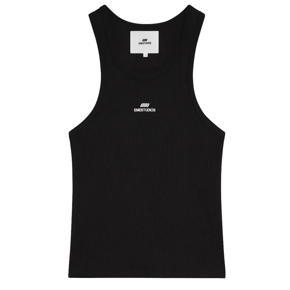 Prad Black Tank Top