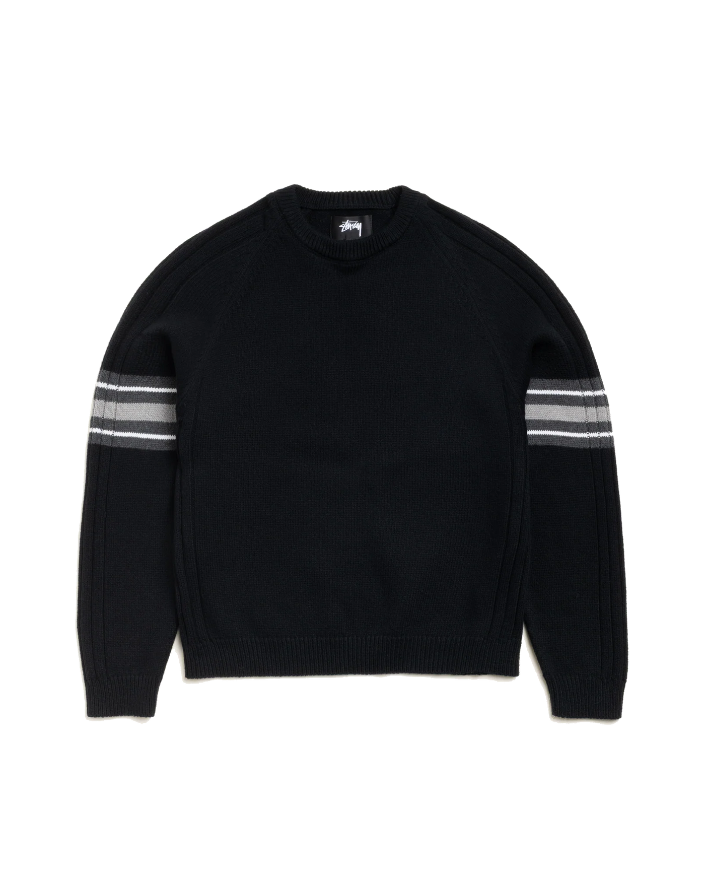 STRIPE RAGLAN CREW