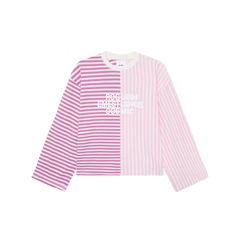 Roguish Fucsia Striped Long Sleeve