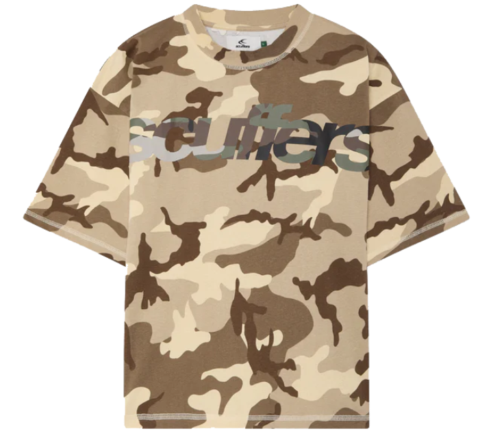 Double Camo Brown T-Shirt