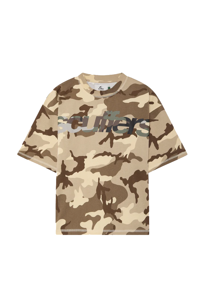 Double Camo Brown T-Shirt