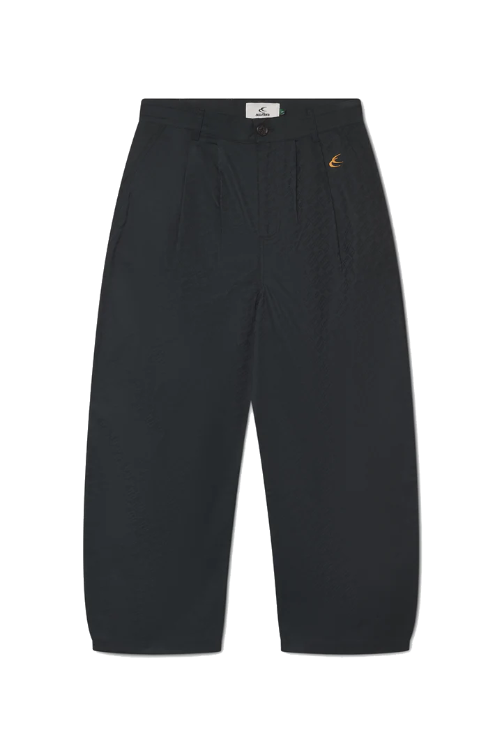 Monogram Shell Black Pants