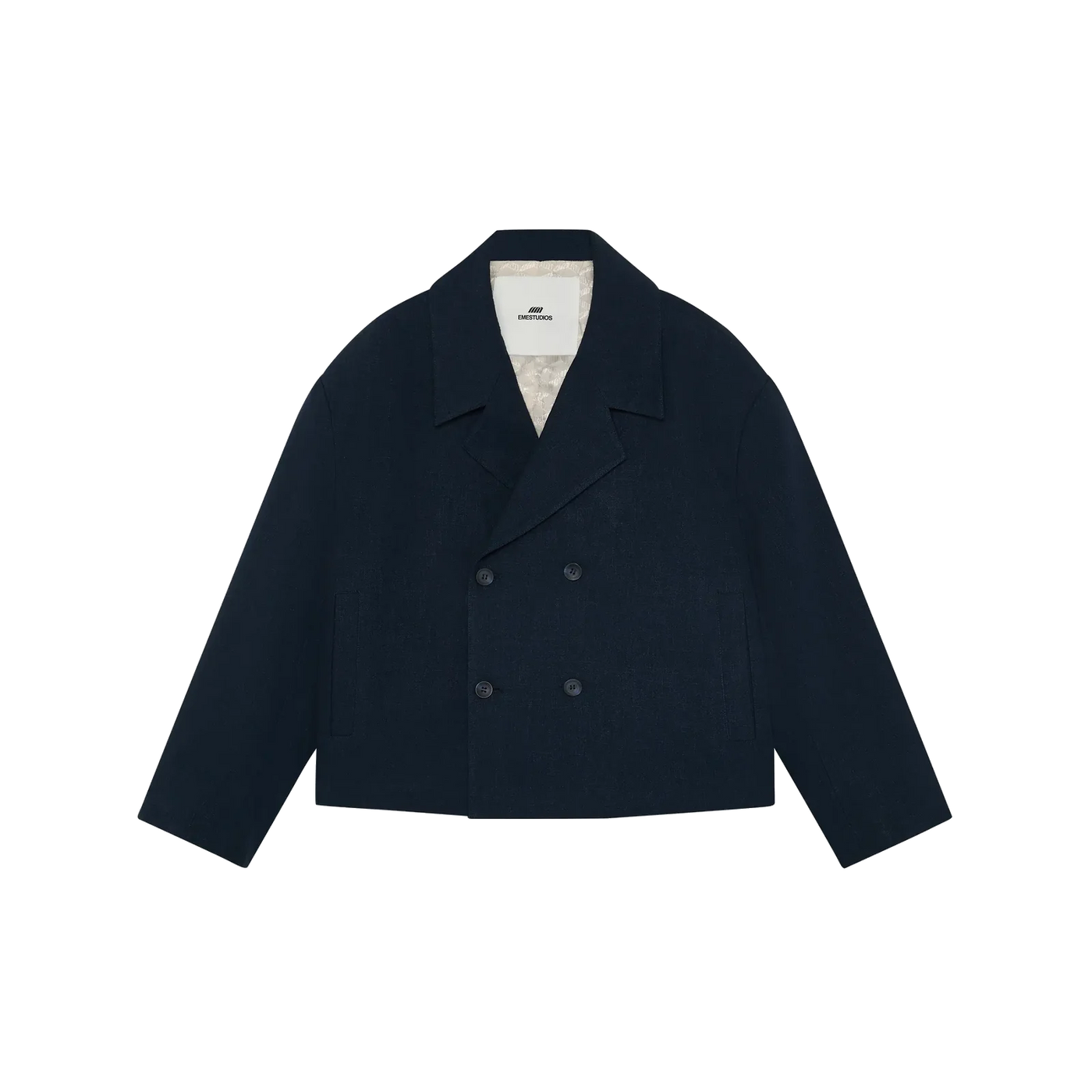 Tide Navy Linen Blazer