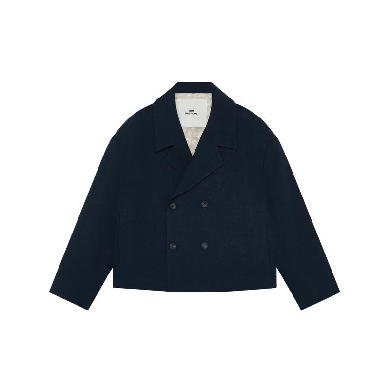 Tide Navy Linen Blazer