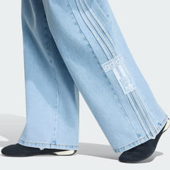 ADIBREAK MID-RISE WIDE-LEG DENIM PANTS