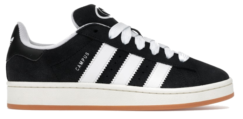 adidas Campus 00s Black White Off White (Women's) — vista principal sin fondo