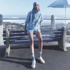 ADIDAS ORIGINALS SUMMER GLOW LIGHT DENIM FIREBIRD TRACK TOP