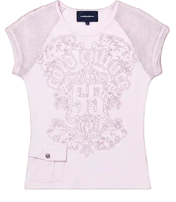 COUTURE BABY TEE PINK