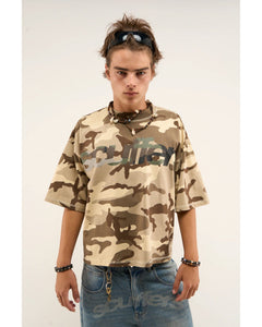 Double Camo Brown T-Shirt