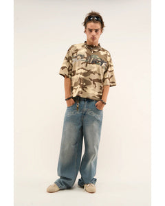 Double Camo Brown T-Shirt