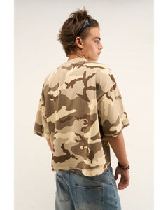 Double Camo Brown T-Shirt