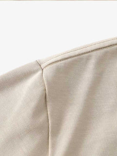 Hand-Drawn Numeric Jersey T-Shirt - Khaki