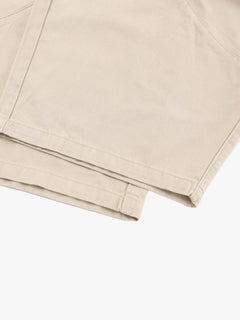 Sash-Belt Curved Balloon Pants - Khaki