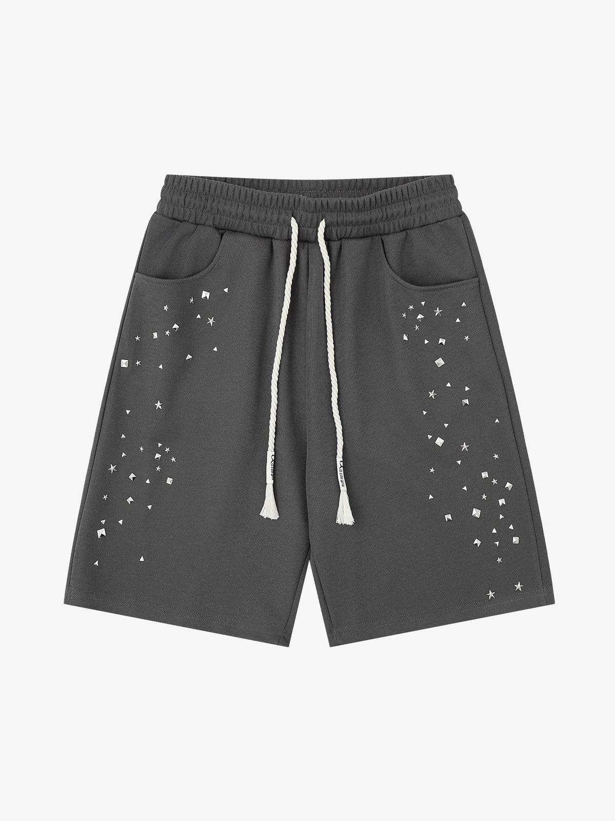 Studded Jersey Sweat Shorts
