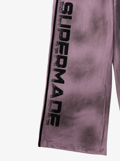 Supermade Vintage Distressed NO.3 Stand Collar Tracksuit - Rosa