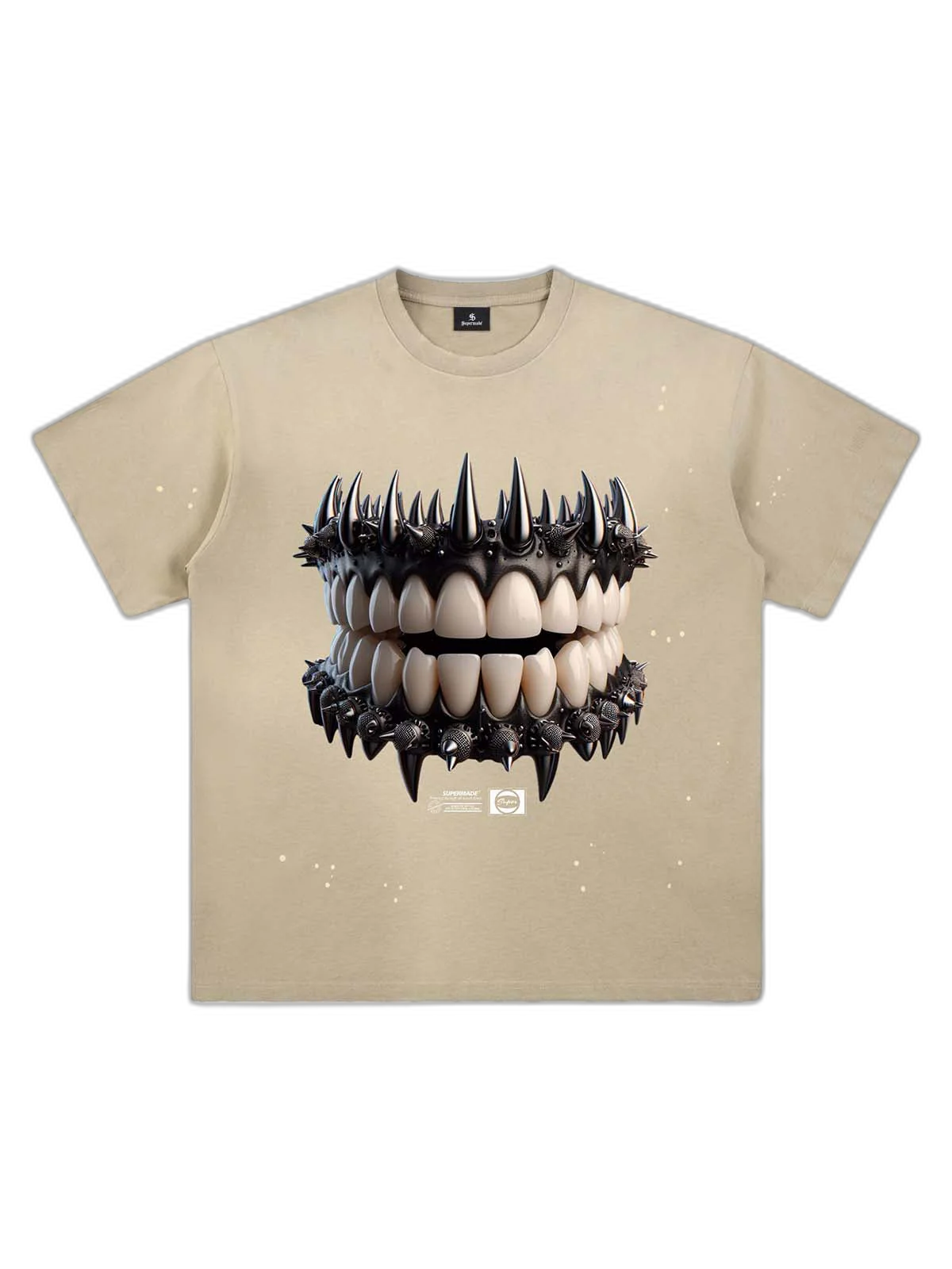 Spiked Teeth Graphic T-Shirt