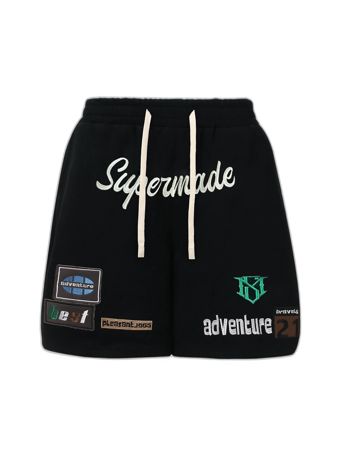 Street Graphic Drawstring Shorts